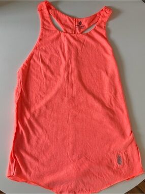 FP Movement by Free People Neon Coral Racerback Tank Top Size XS New Without Tag